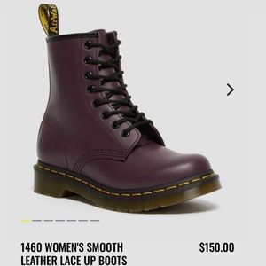 Dr. Martens Smooth Leather Lace Up Boots